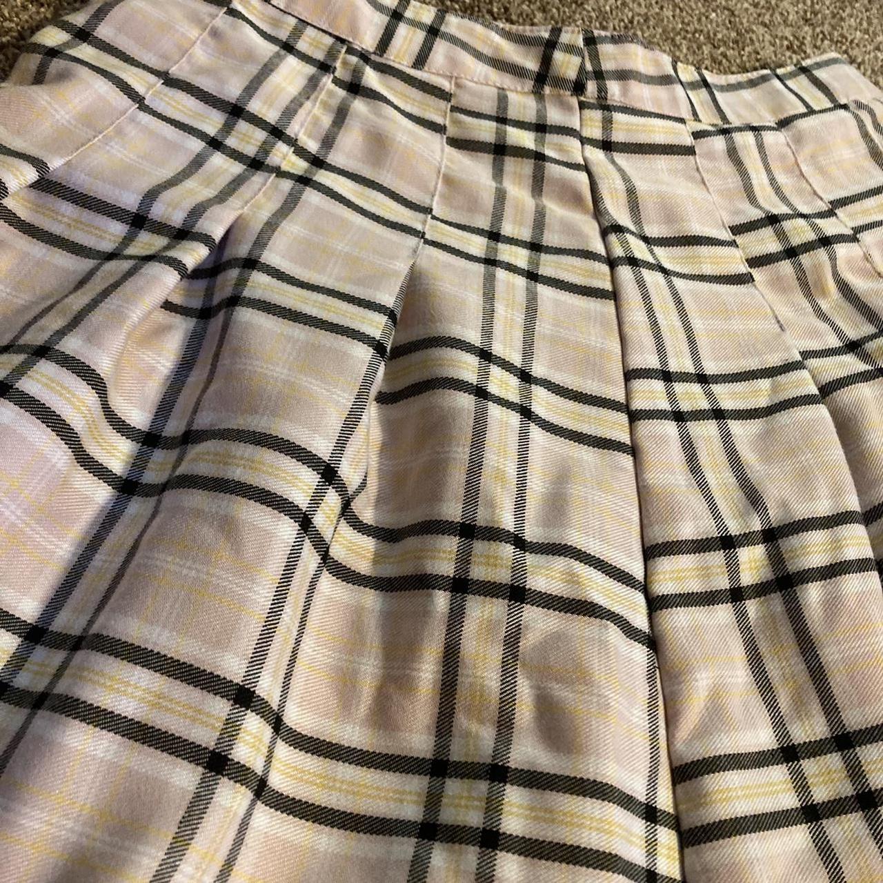 Rue 21 Women's Yellow and Pink Skirt | Depop