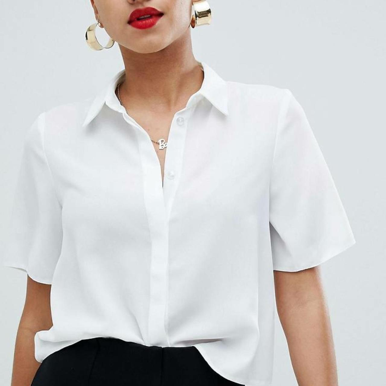 Asos white blouse online