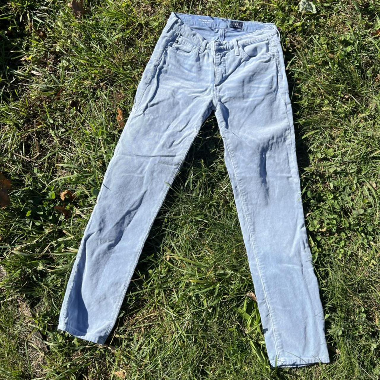 BABY BLUE STRAIGHT LEG JEANS 🦋 SIZE: 27R (equivalent... - Depop