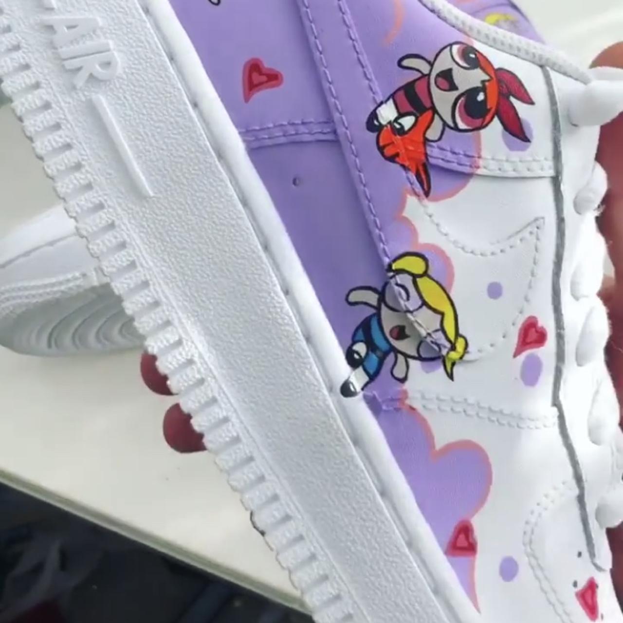 Powerpuff Girls Cute Nike Air Forces Powerpuff Girls Cute Airforce