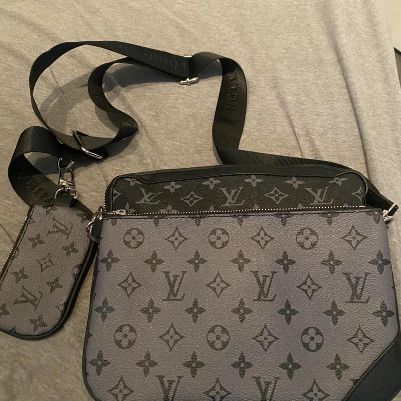 Lv trio messanger bag used for one night very... - Depop