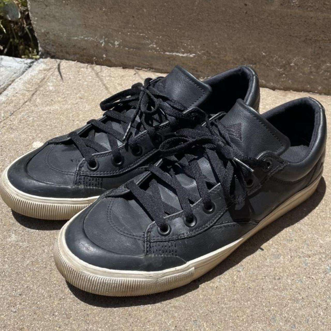 Emerica Indicator Low shoes / Black leather with a... - Depop