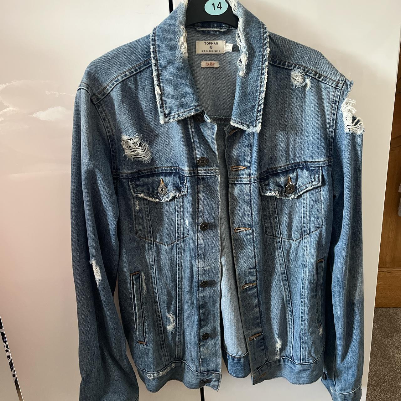 Topman classic best sale denim jacket