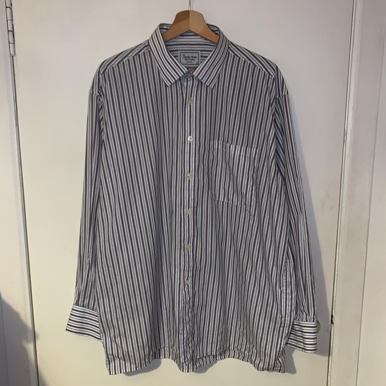 🔹 The Savile Row Shirt Company Striped Smart Casual... - Depop