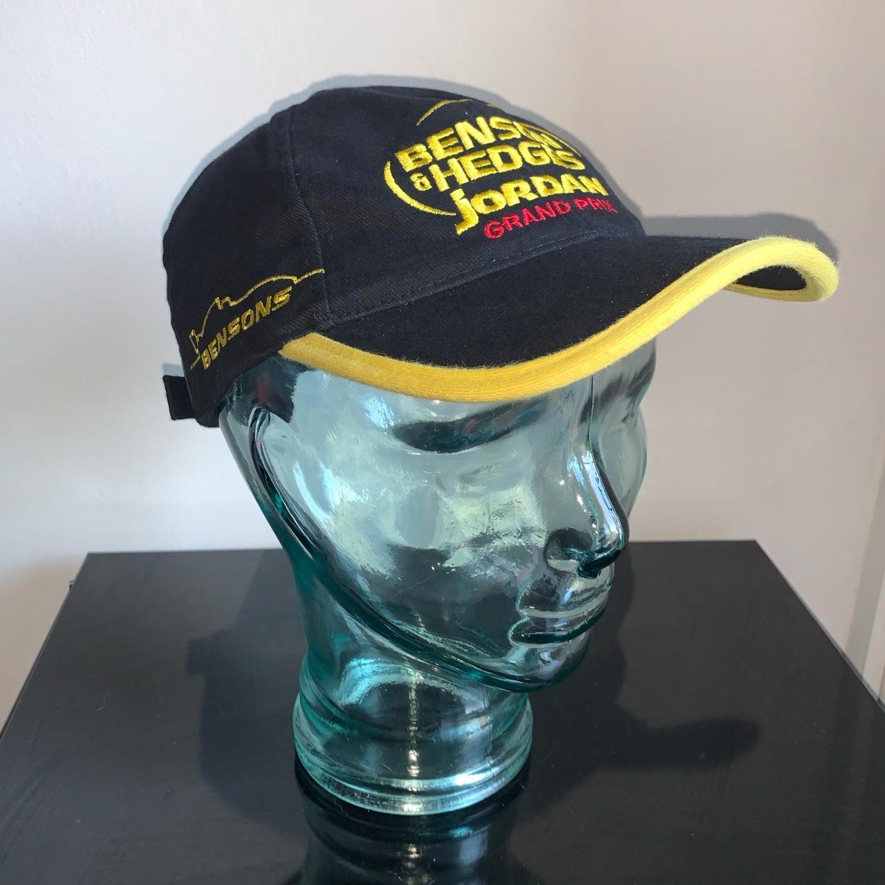 Men's Black and Yellow Hat | Depop