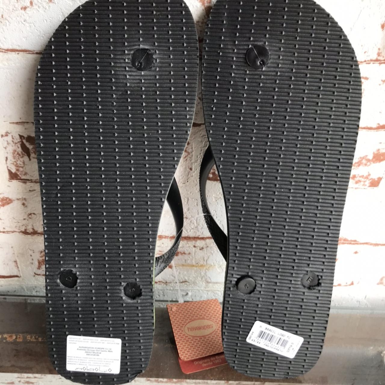 Black Brazil Havaianas flip flops. Perfectly... - Depop