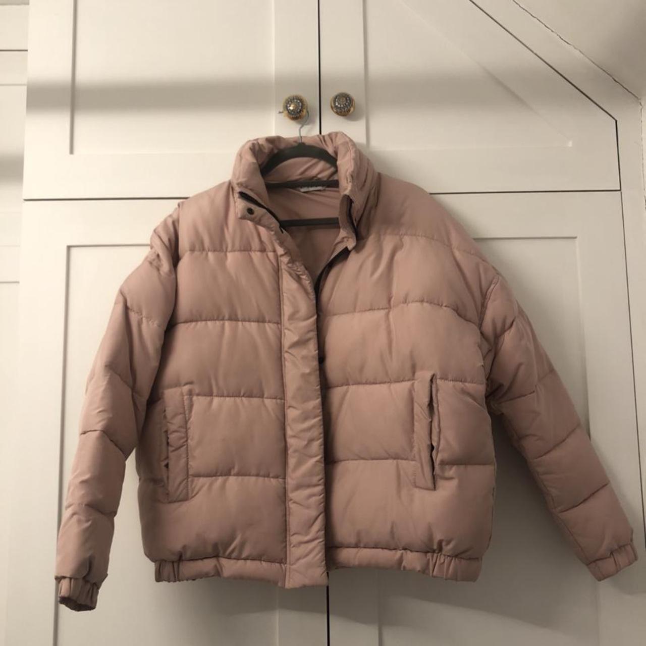 Light Before Dark, Jackets & Coats, Light Before Dark Fuzzy Light Pink Pillow  Puffer Jacket Size S