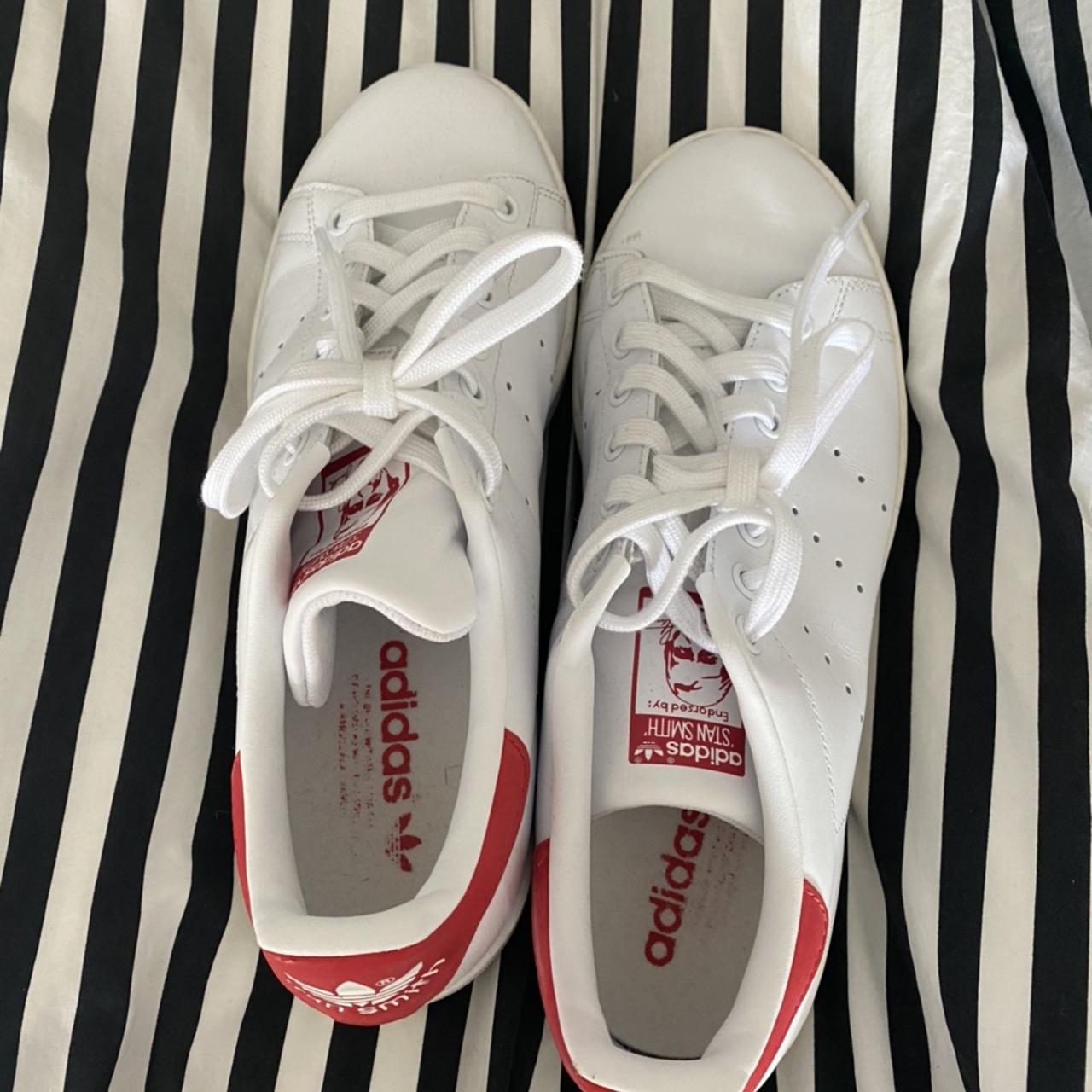 mens red stan smiths