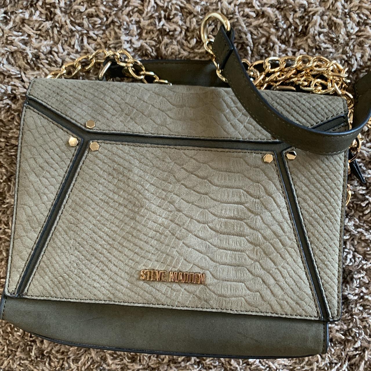 Steve madden discount olive green purse