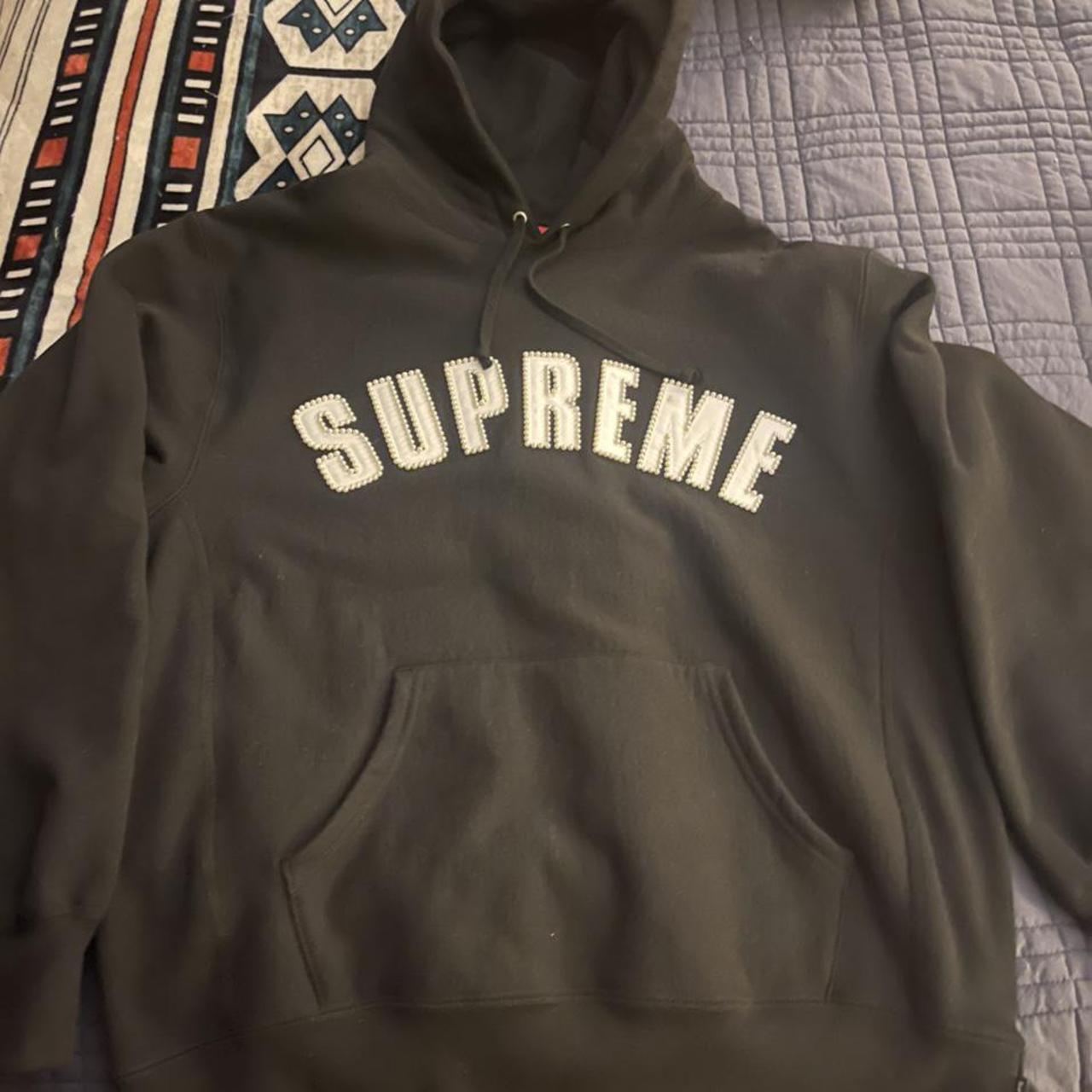 Supreme pearl arc hoodie size medium pearls on... - Depop