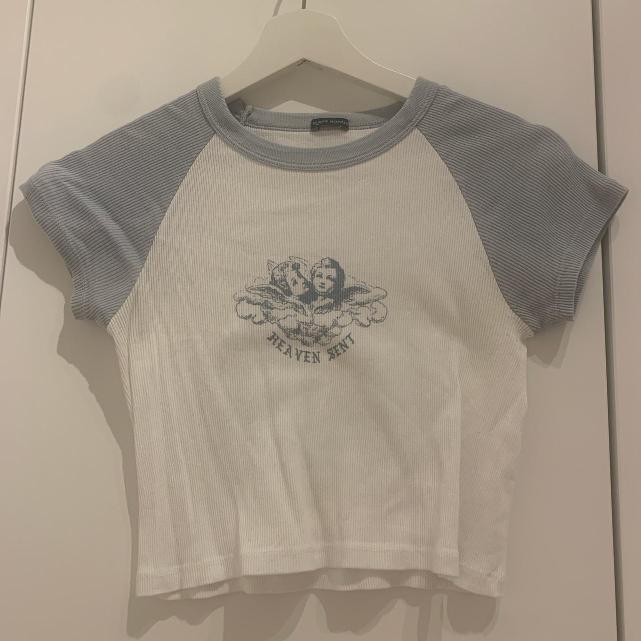 Brandy Melville angel top REAL BRANDY one size... - Depop