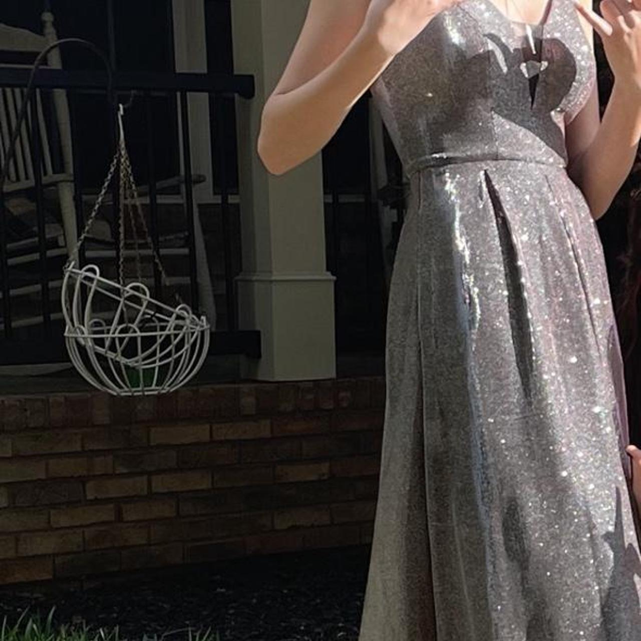 Crystal Doll Women's Silver Dress (3)