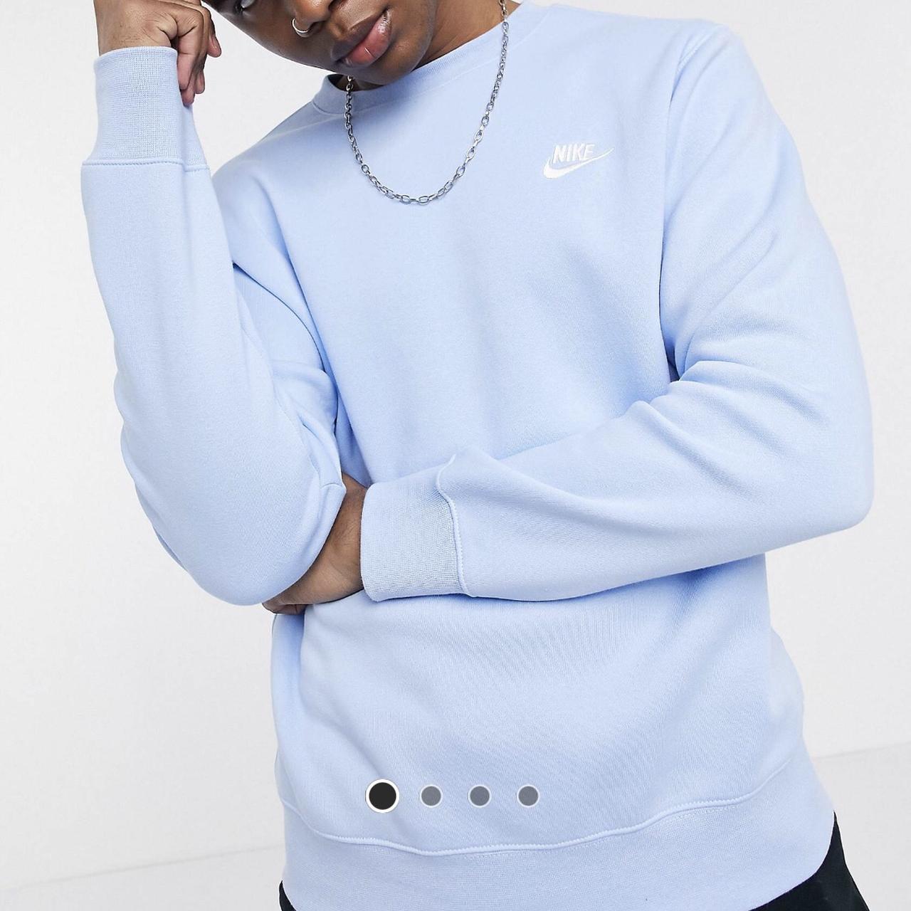Nike Men's Blue Sweatshirt | Depop