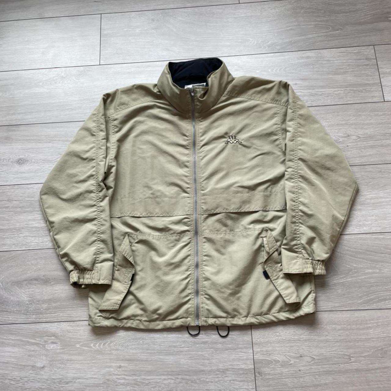 Kappa Men's Tan and Brown Jacket | Depop