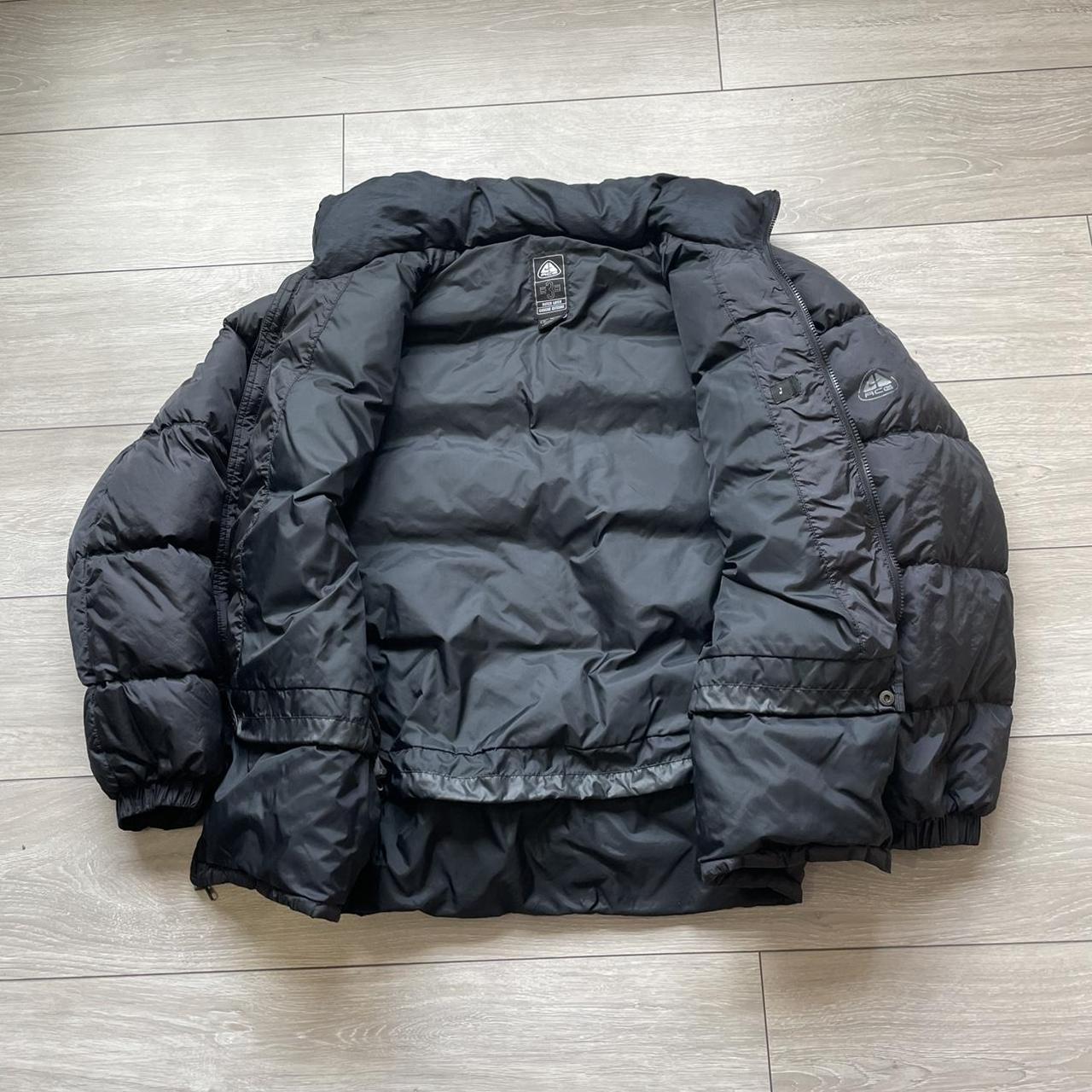 Early Y2K Black Nike ACG Down Ski Puffer Jacket Top... - Depop