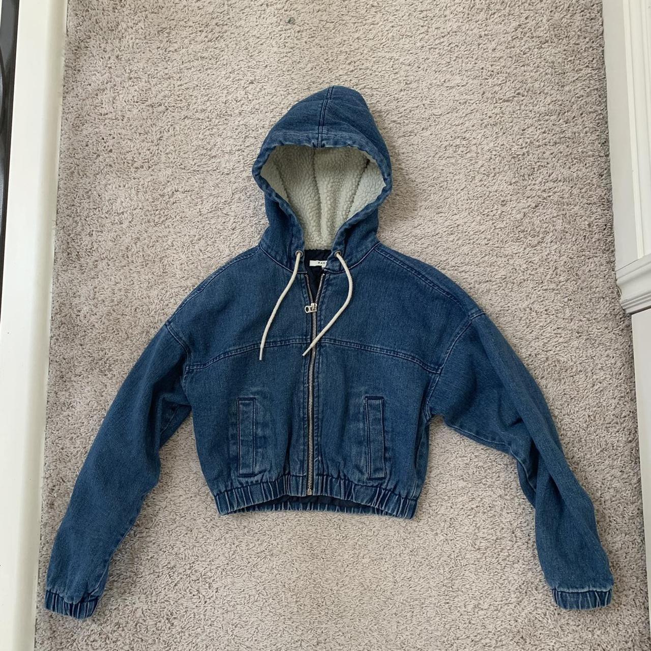 Pacsun denim sale bomber jacket