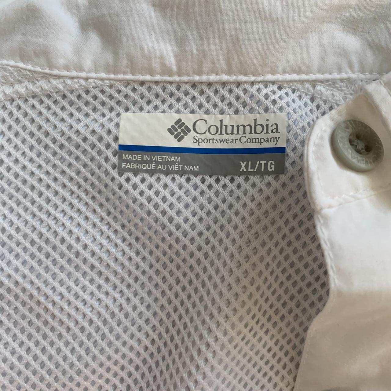 Columbia Sportswear Men's White Shirt | Depop