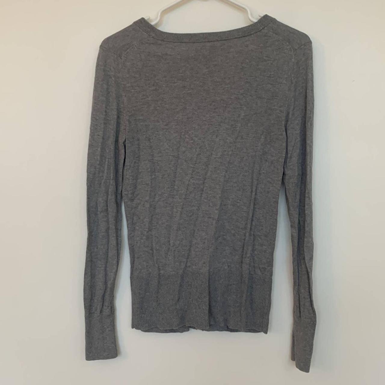 Banana Republic Women's Gold and Grey Jumper | Depop