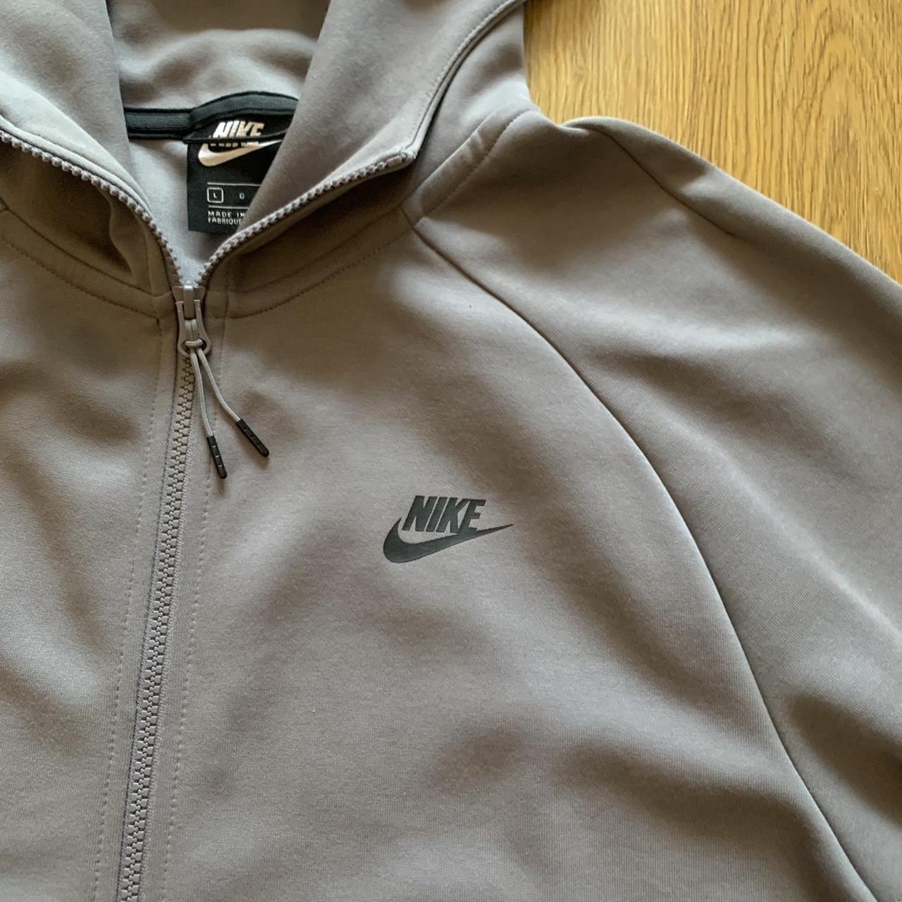 Nike Tech Fleece Gunsmoke Grey Hoodie Men’s size... - Depop