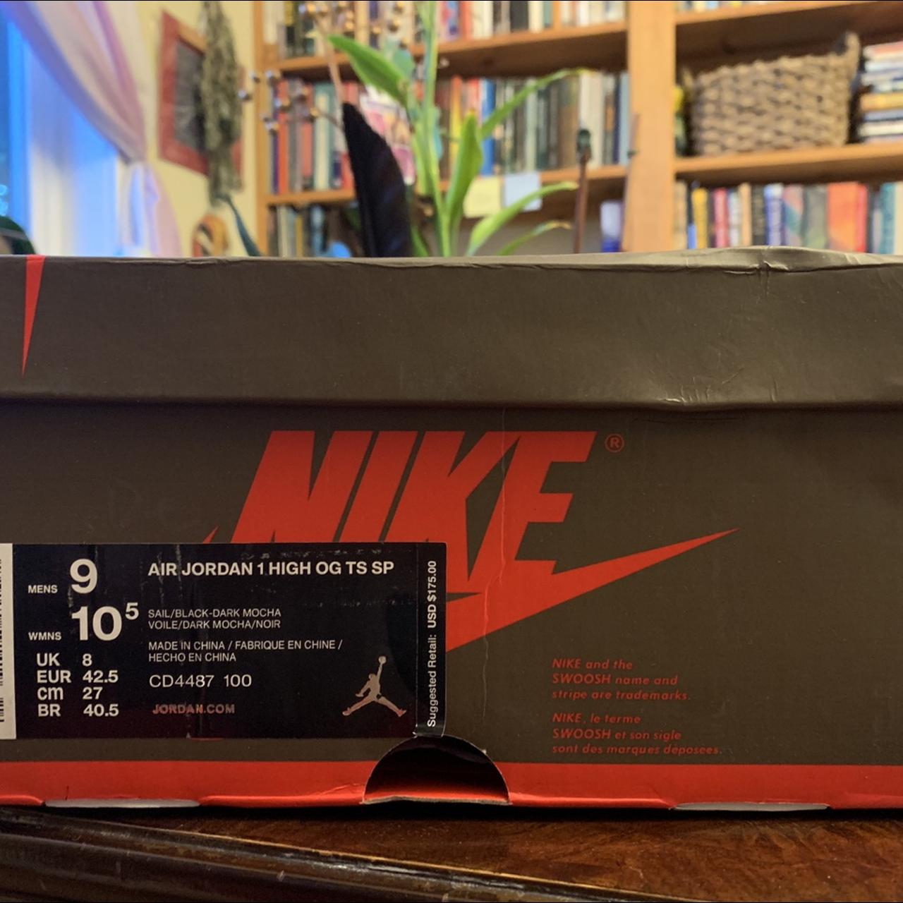 Travis Scott Air Jordan 1 High OG TS Never - Depop