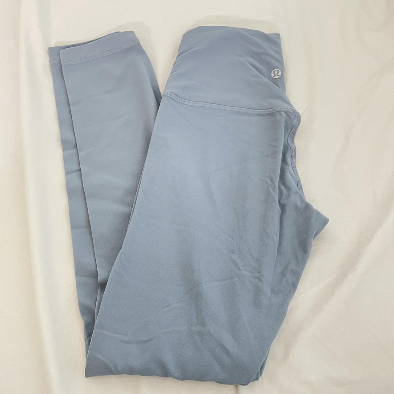 White camo lulu leggings - size 8 - 25 in inseam - - Depop