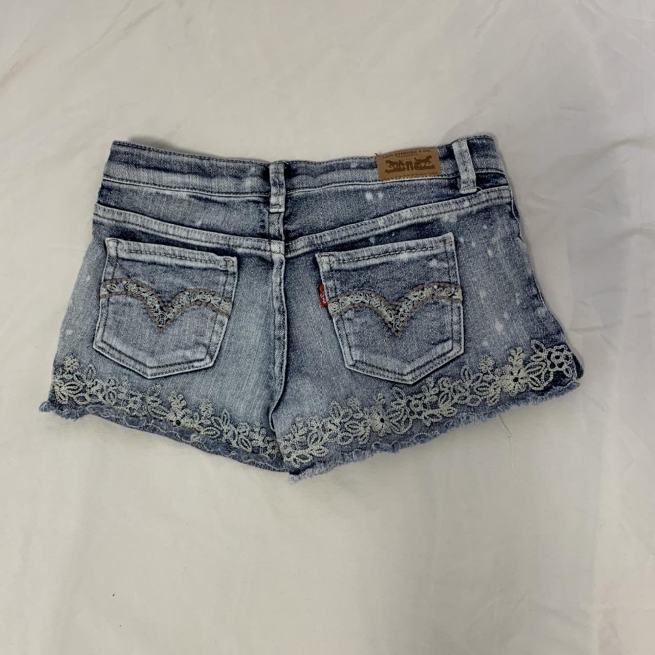 Authentic Levi Strauss Shorty Short Jeans *lowered... - Depop