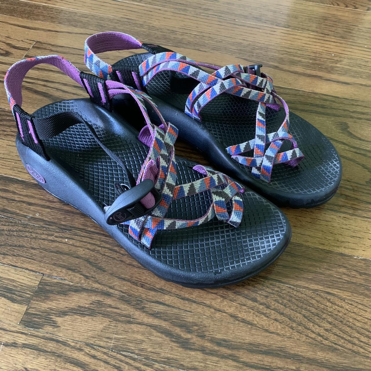 Chaco ZX 2 Classic Sandals in Camper Purple Aztec Depop