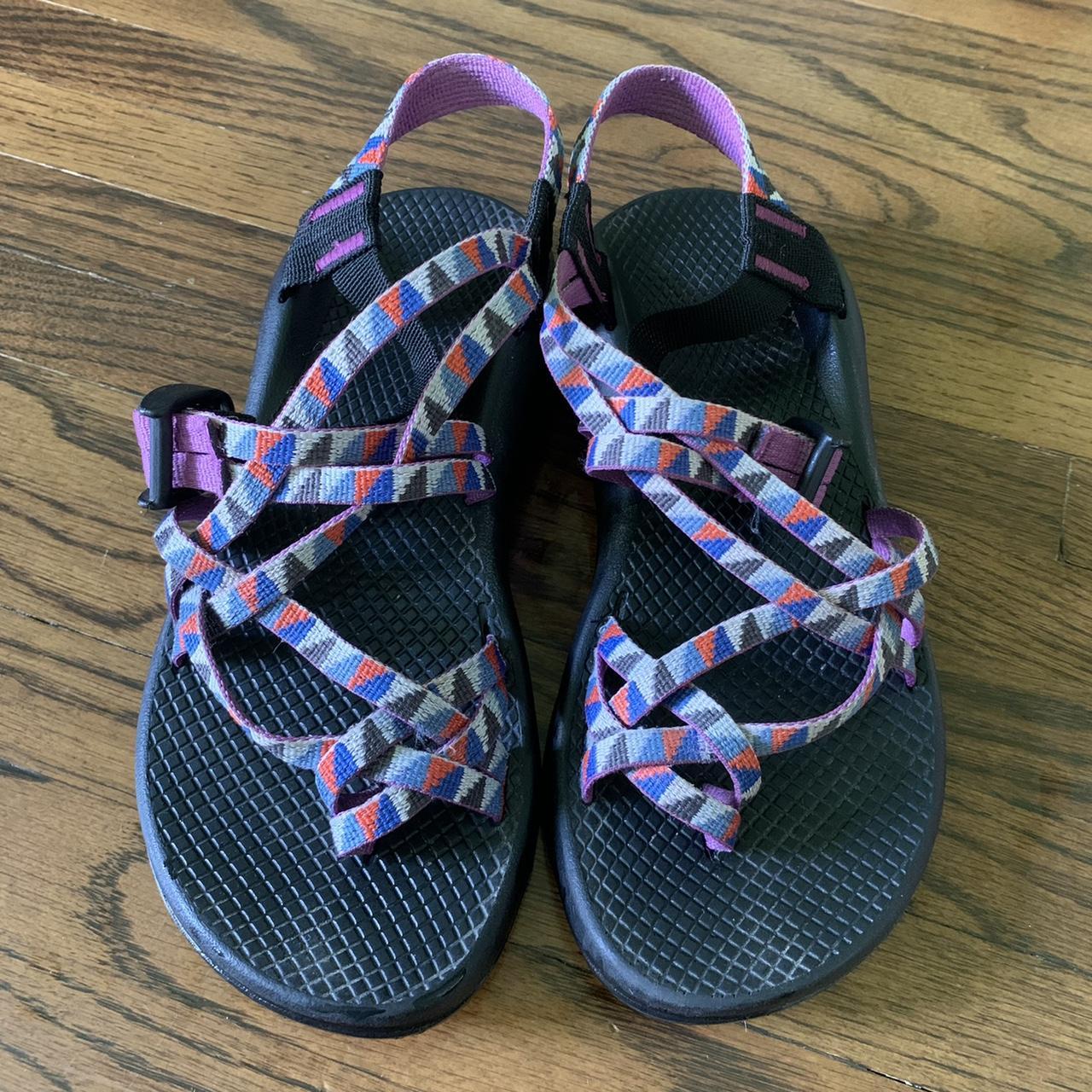 Chaco ZX 2 Classic Sandals in Camper Purple Aztec Depop