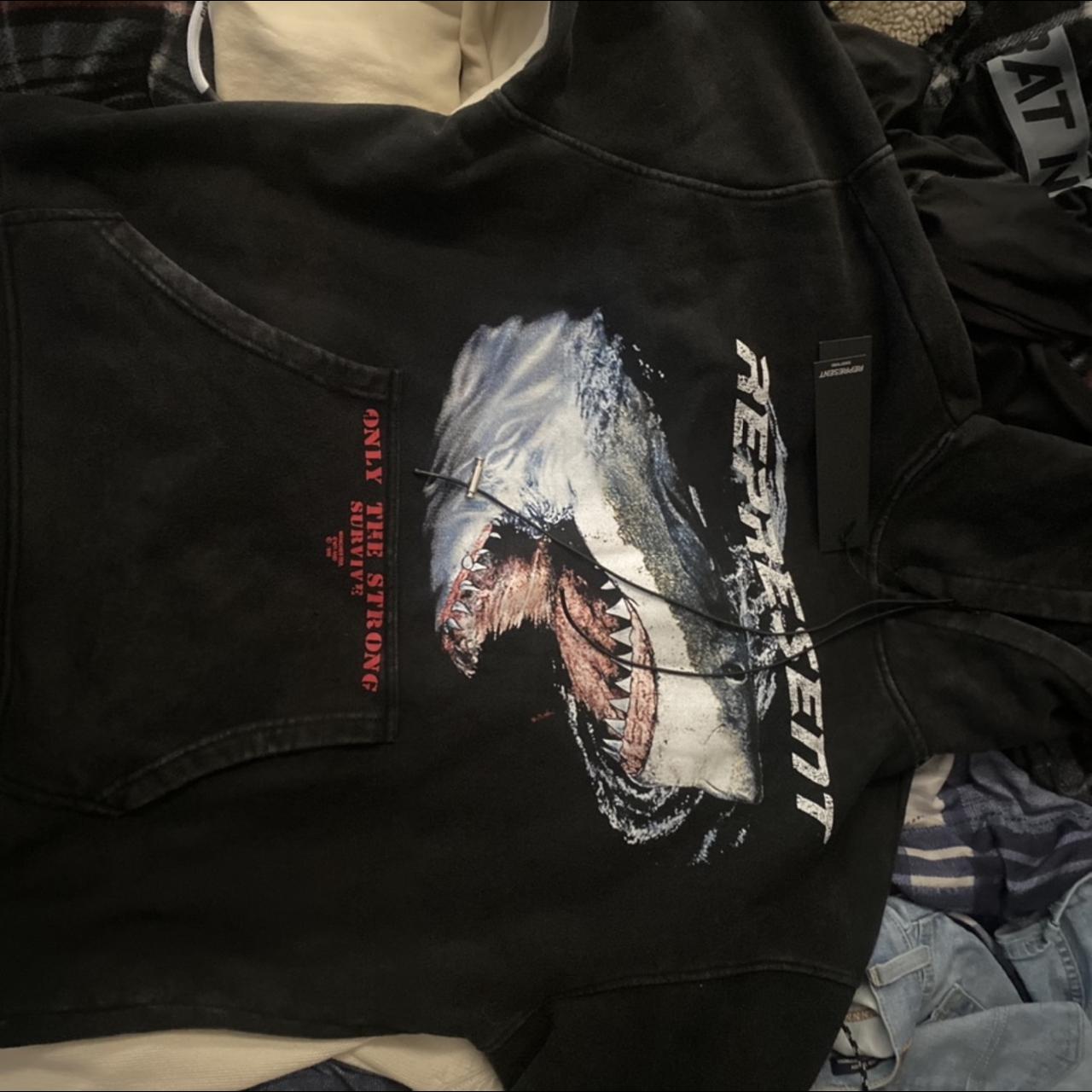 Represent discount shark hoodie