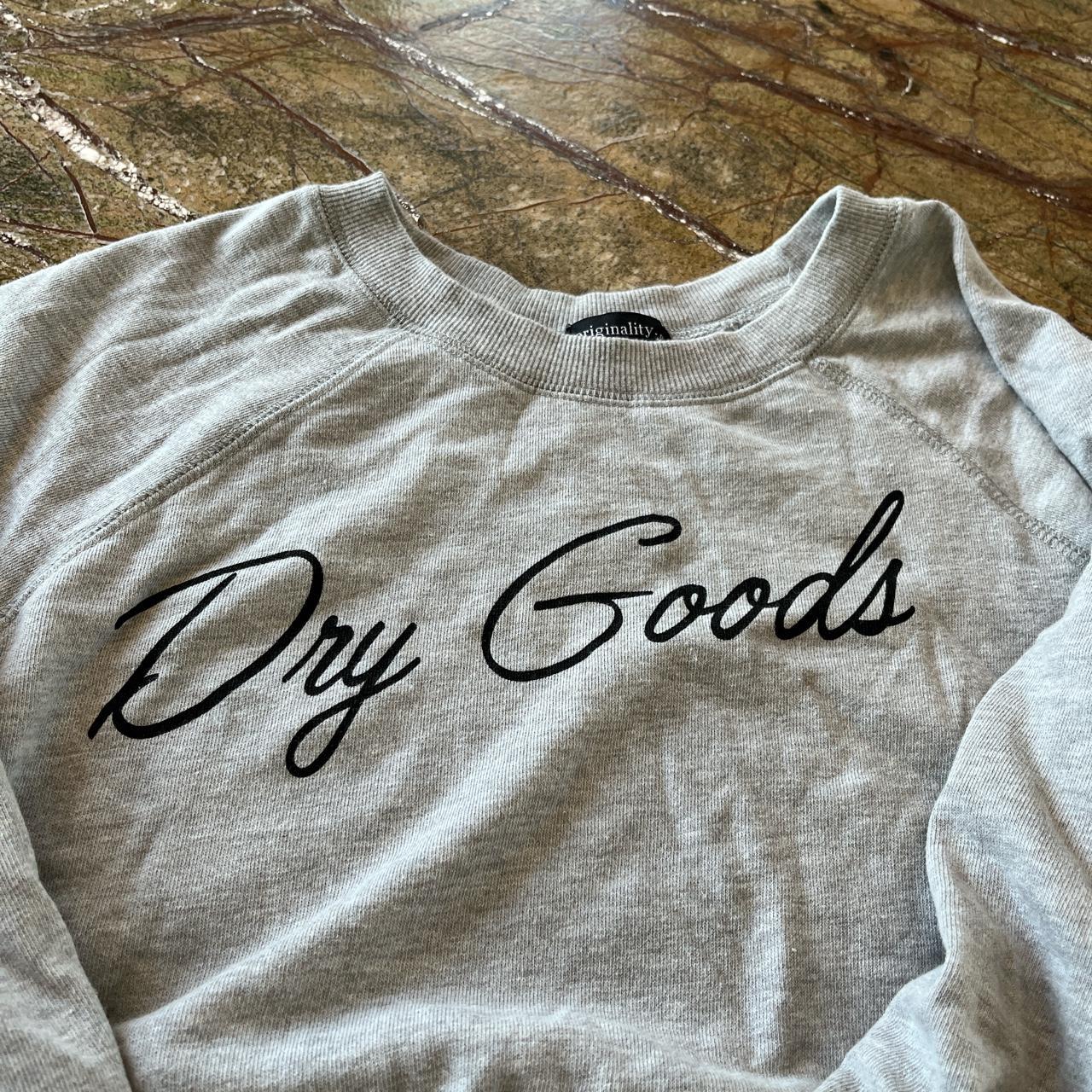 Dry Clean Only Women's Grey and Black Sweatshirt