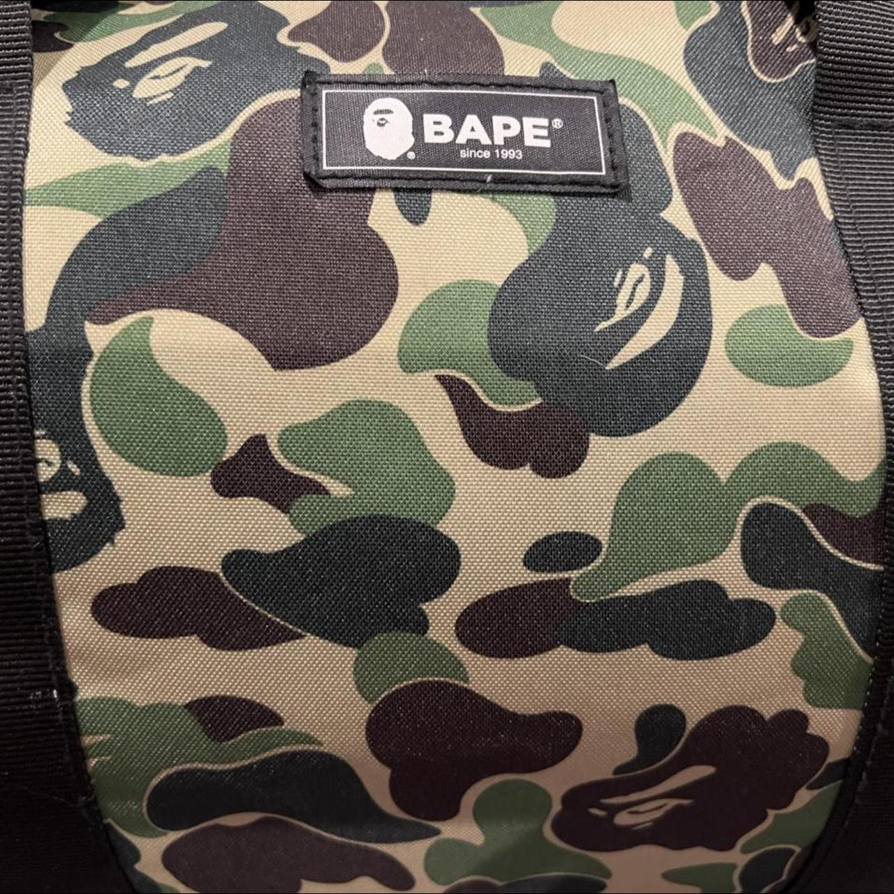 Cool BAPE duffle bag for your baecation or gym brand - Depop