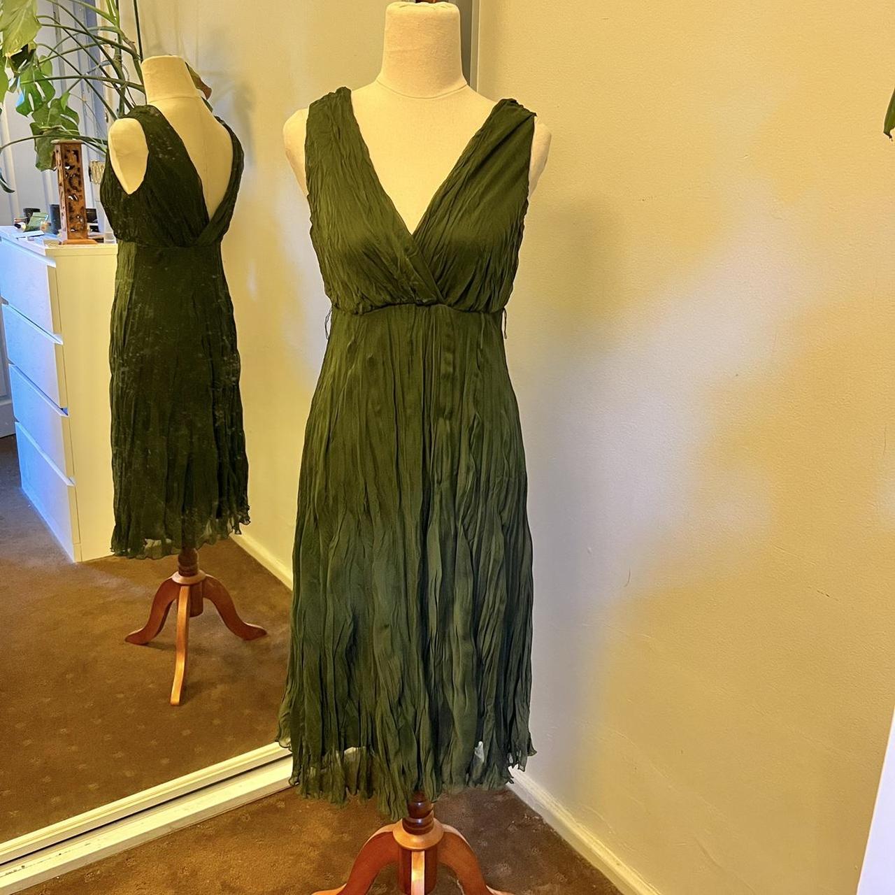 beautiful-olive-green-formal-dress-size-8-depop