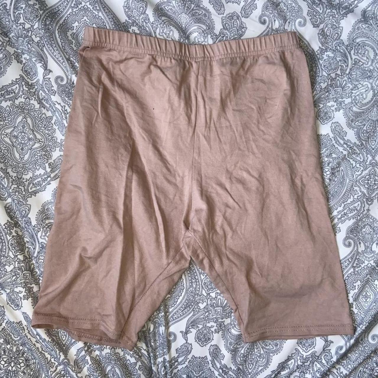 pale pink cycling shorts