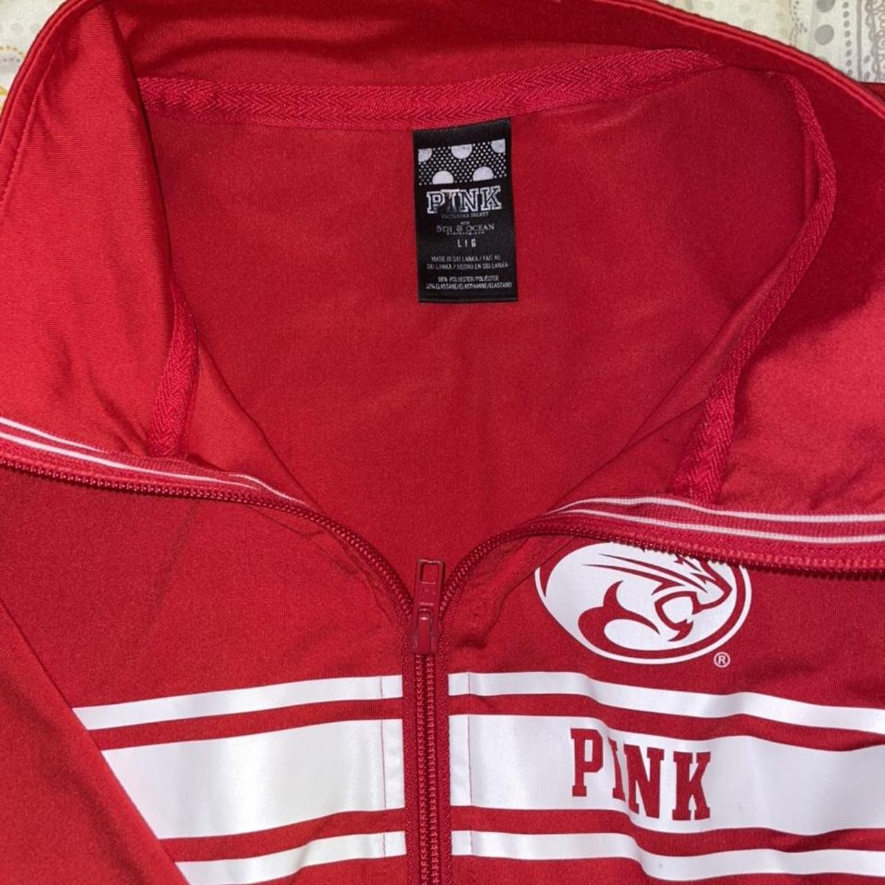 Pink Soda Women's Red Jumper Depop