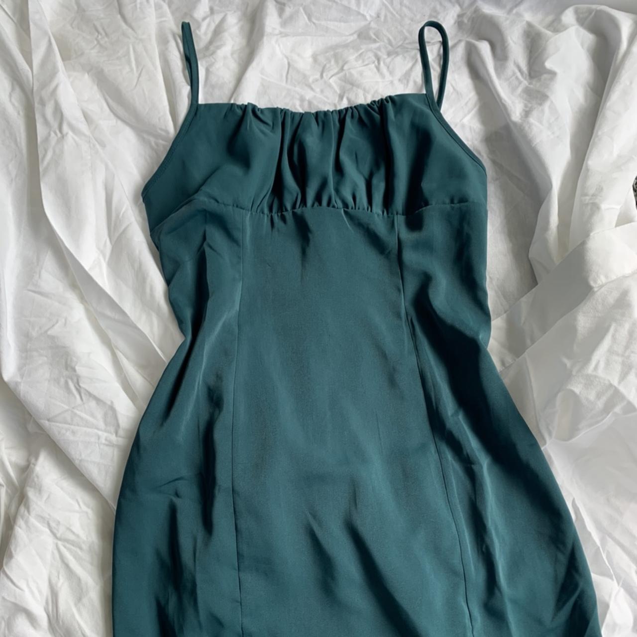 Dark teal best sale summer dress