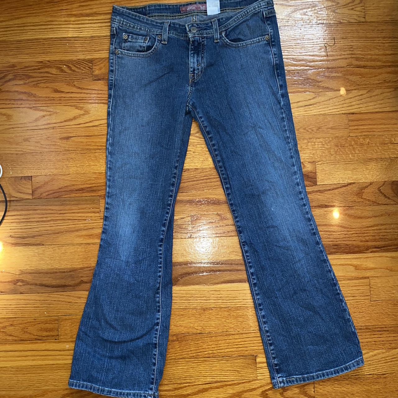 Vintage Levi 518 Superlow Bootcut Jeans Tag says:7-S - Depop