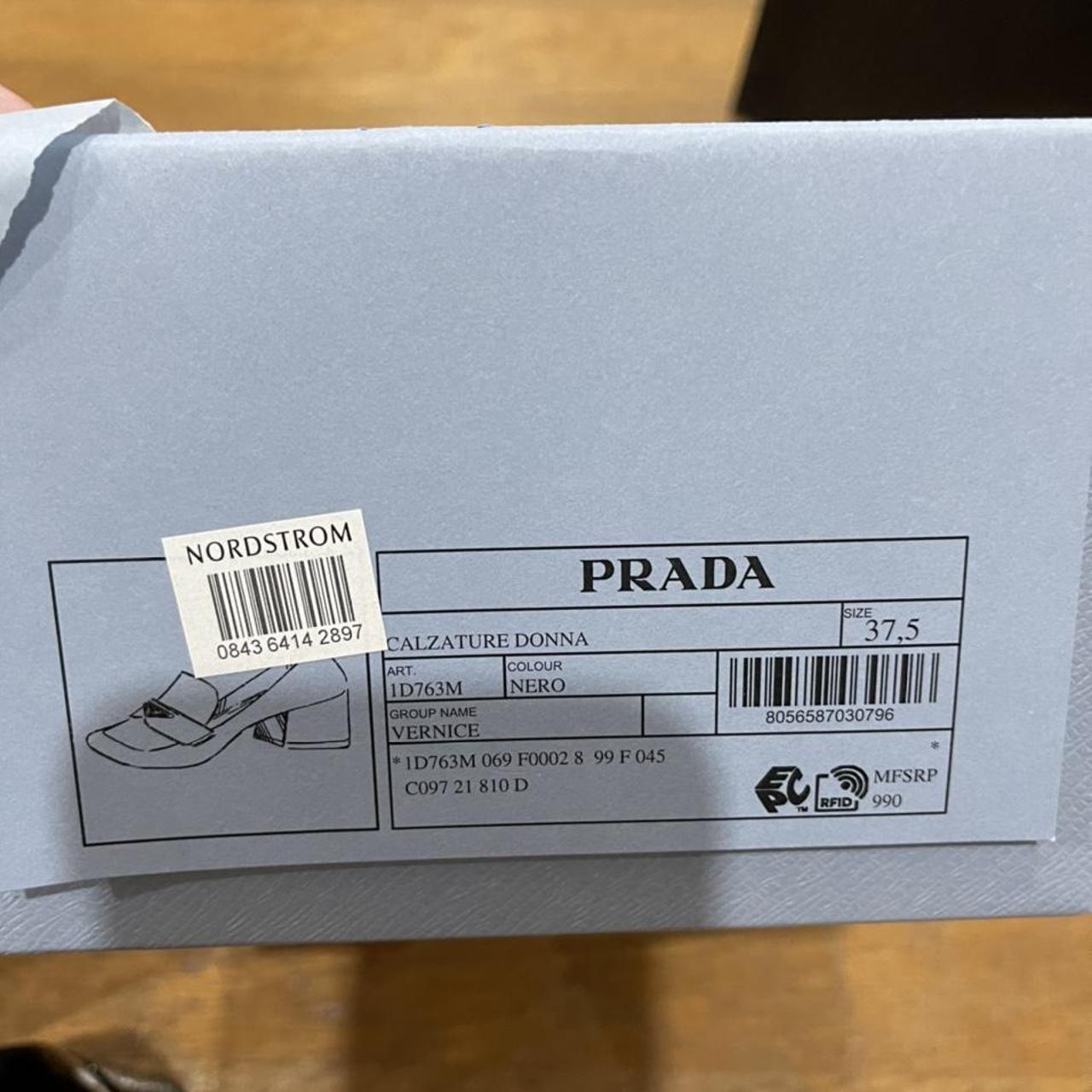 Prada Calzature Donna Vernice in Nero Full box and... | Depop