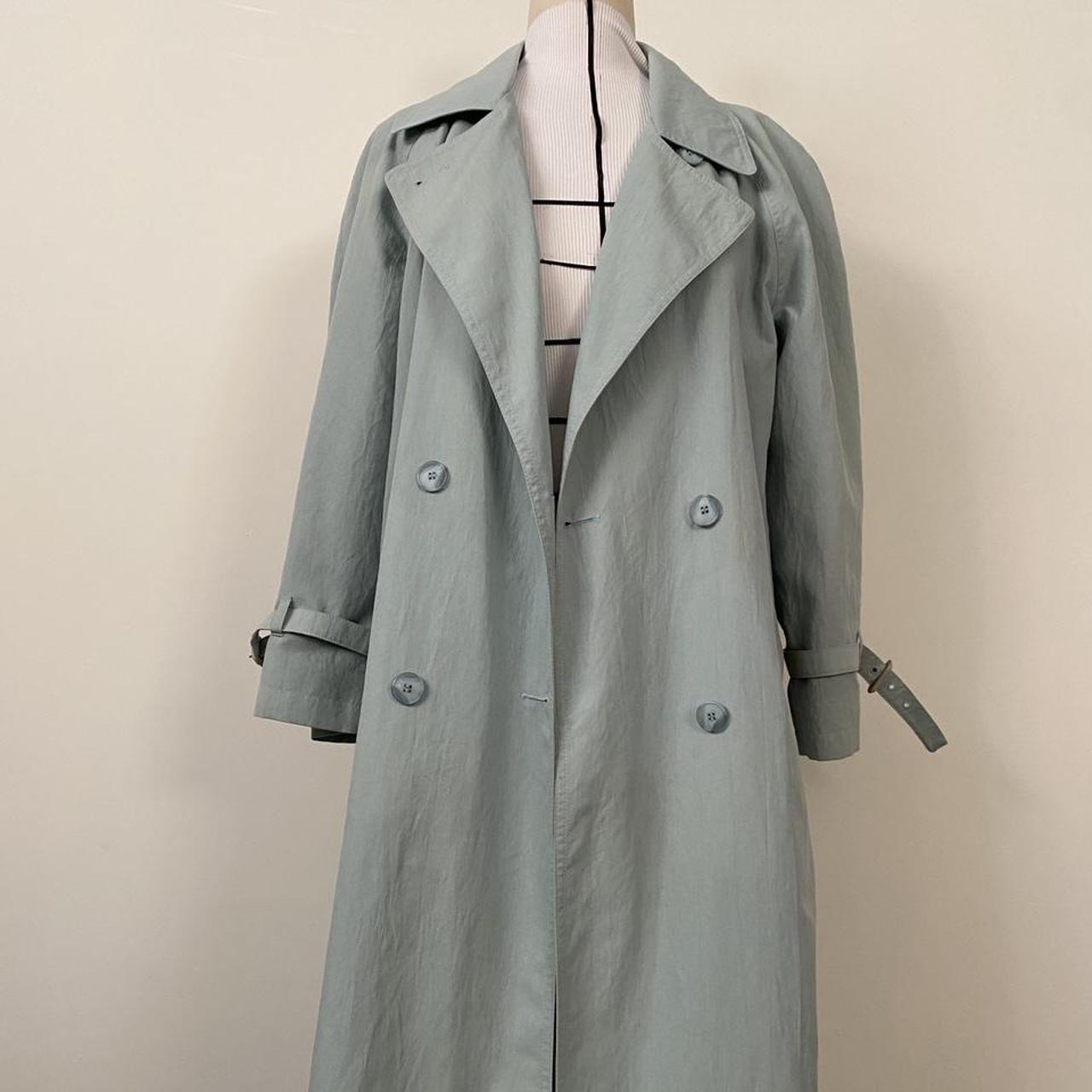 London Fog Women's Blue Coat | Depop