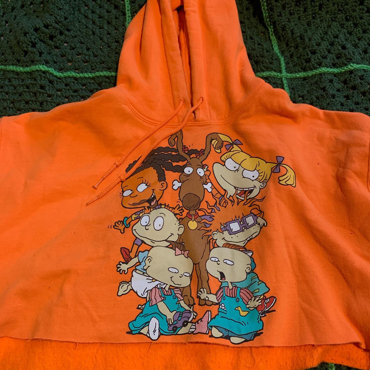 Orange Rugrats Crop Hoodie Nickelodeon Rugrats Orange Cropped