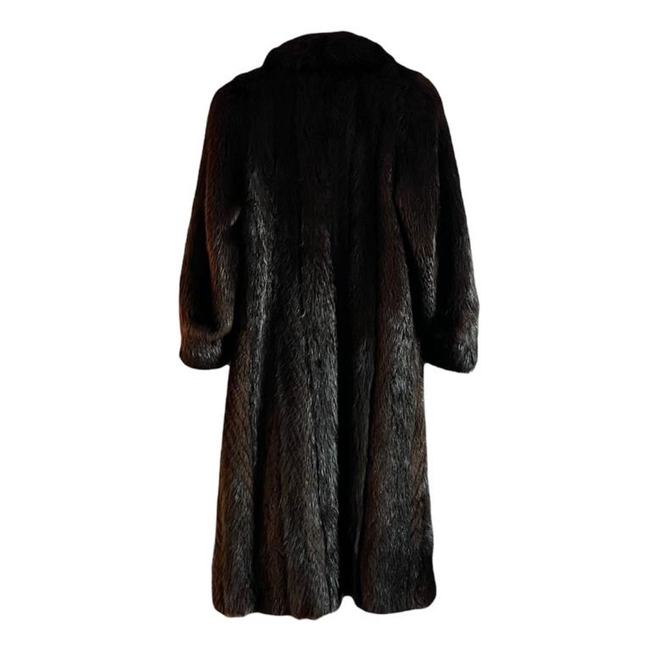 Vintage Adolfo brown real mink fur... - Depop