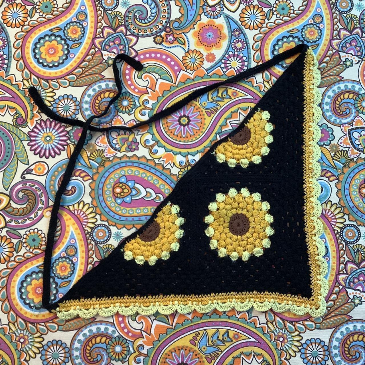 depop.com | Crochet bandana