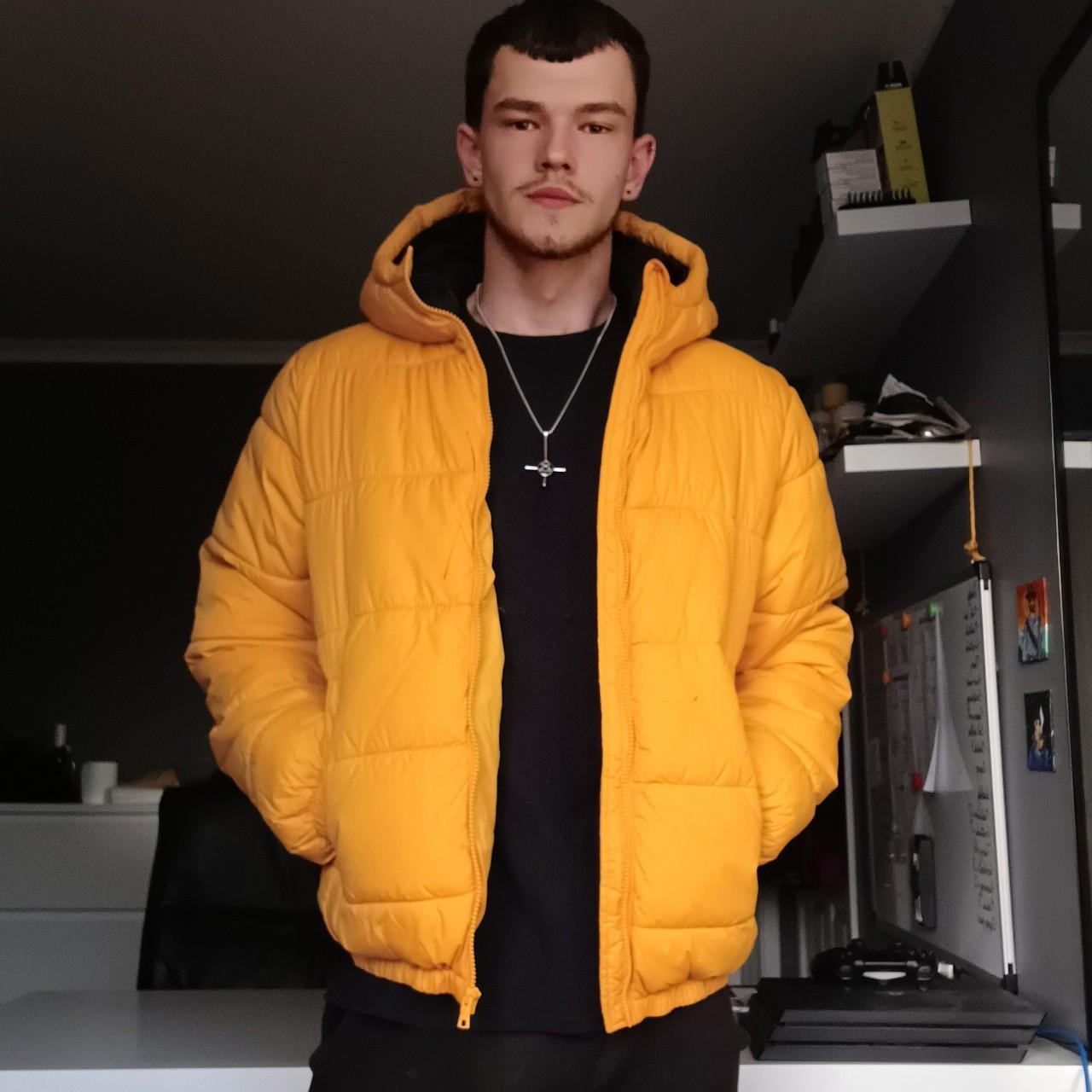 Yellow sales coat h&m