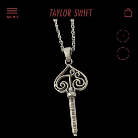 I Knew You Were Trouble Key Necklace – Taylor Swift Official Store
