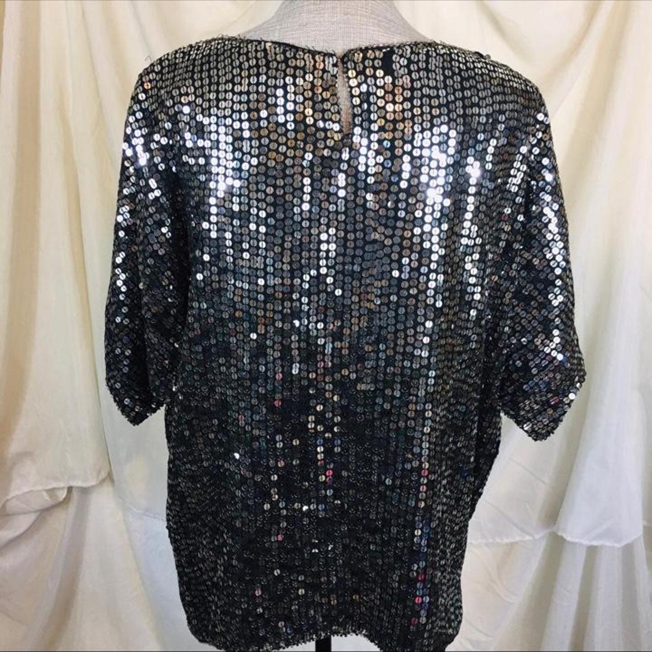 Vintage 80s 90s In Fashions Plus Size 2X Sequin... - Depop