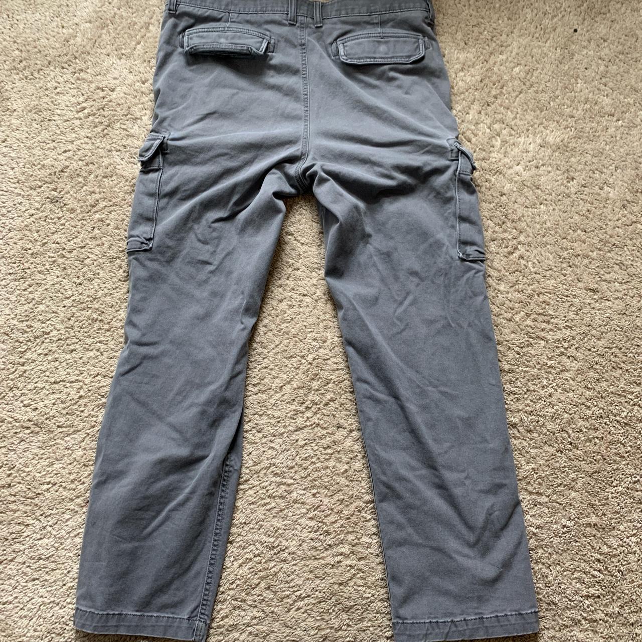 Grey sonoma cargo pants flex wear slim straight leg