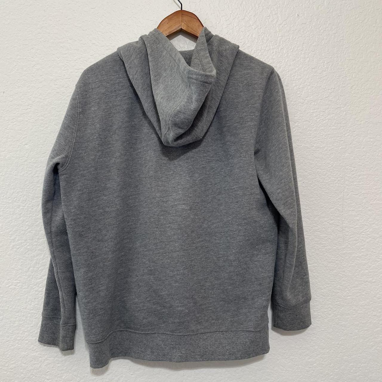 gray VANS hoodie - size kids L, fits like an adult... - Depop