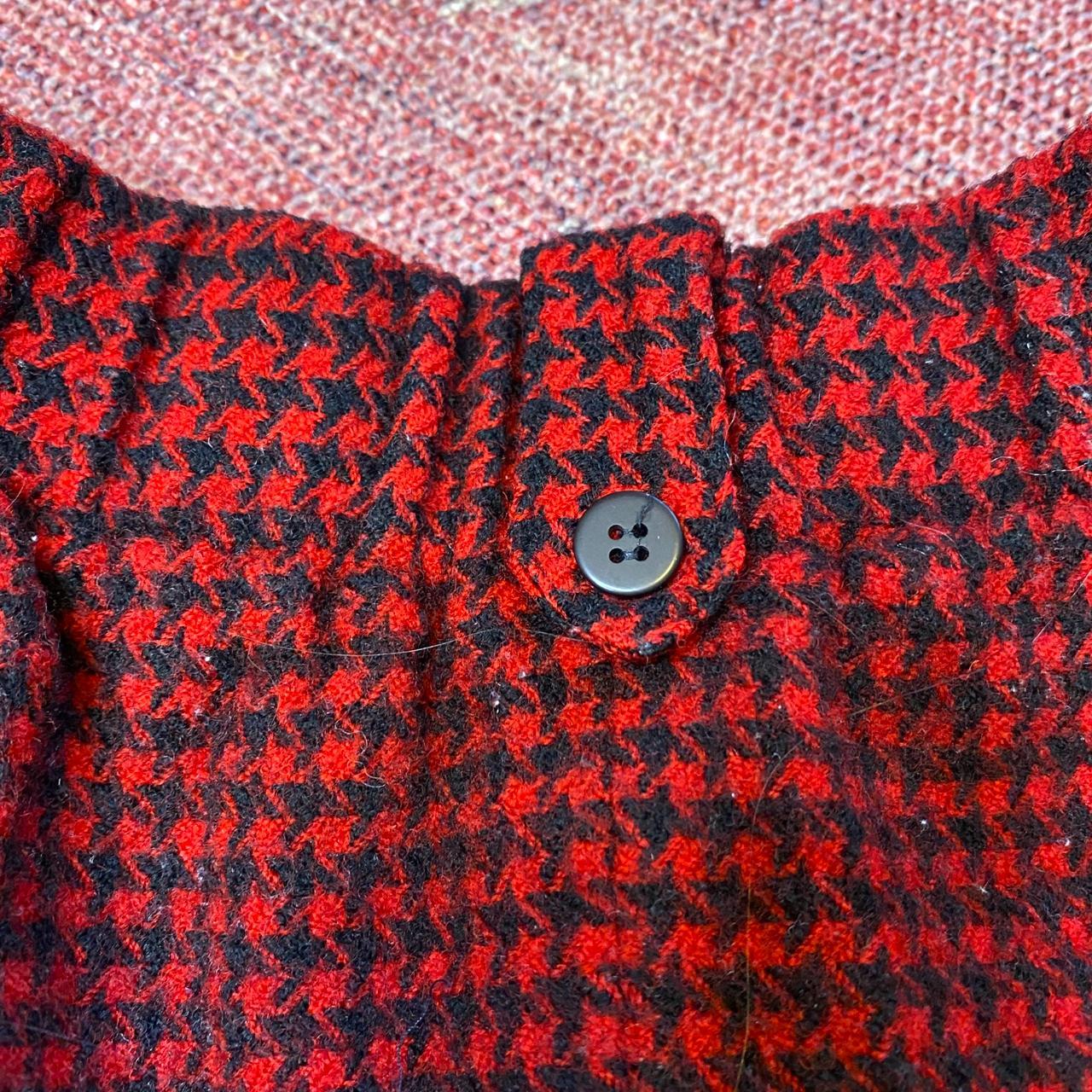 Vintage Christian Dior Separates wool skirt with red | Depop