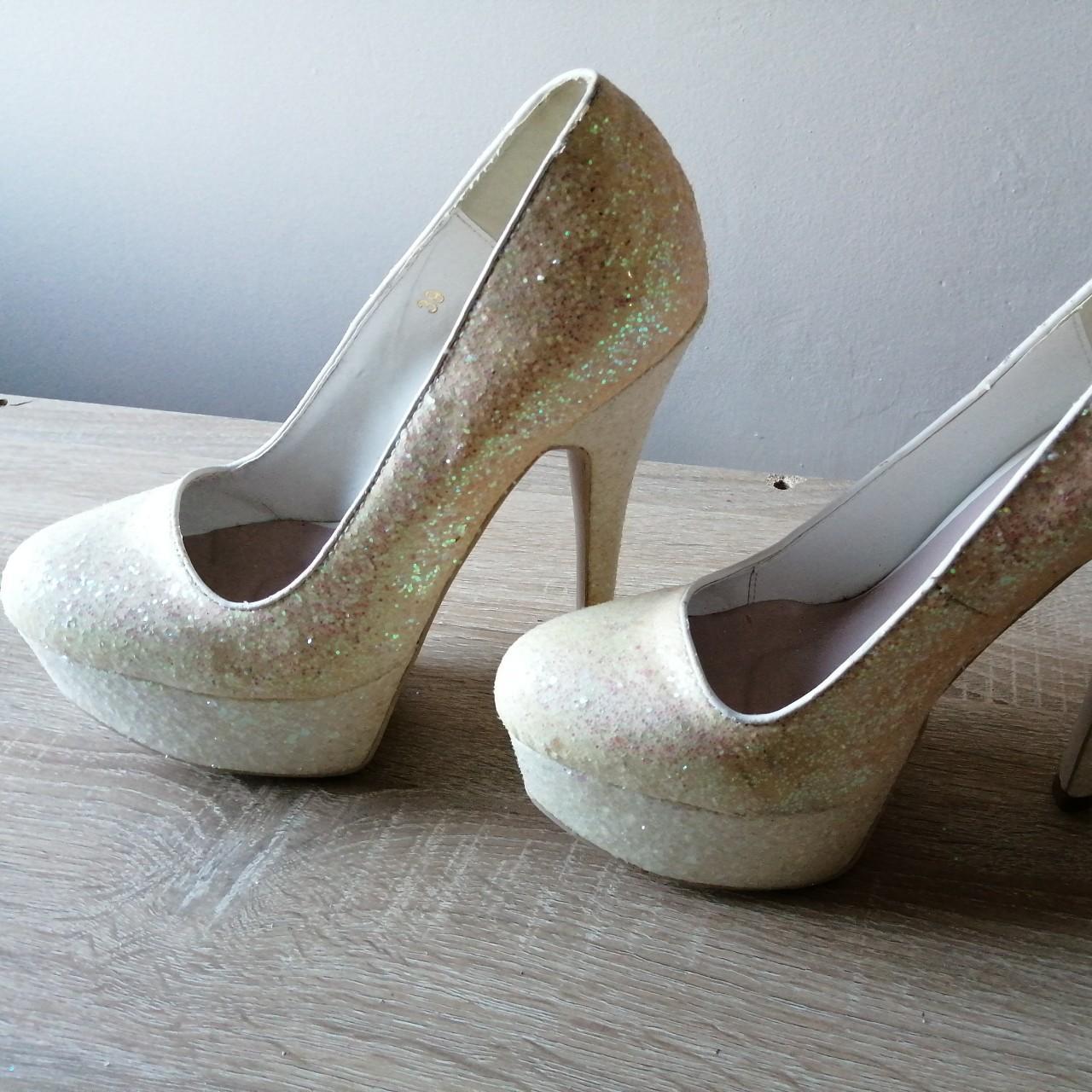 sparkly stilettos