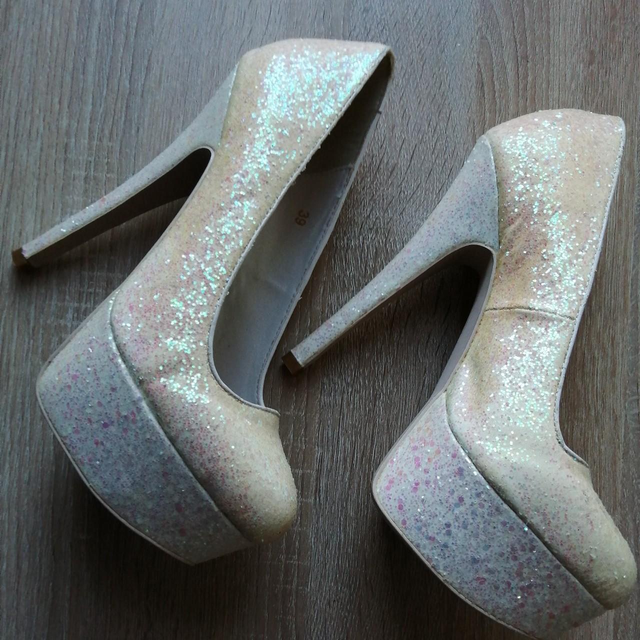 sparkly stilettos