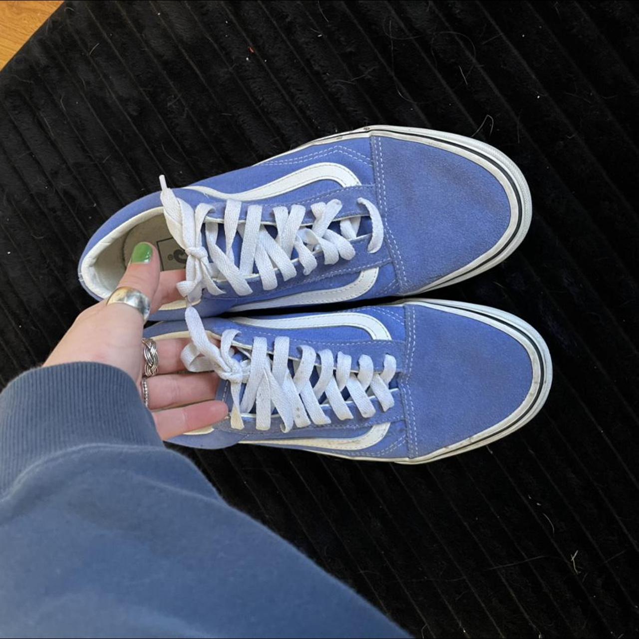 nebula blue old skool vans